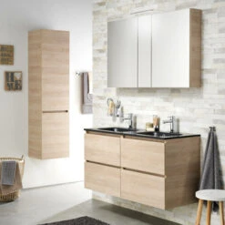 TIGER S-line Spiegelkast 120 Naturel Eik -Badkamer Winkel 123 575