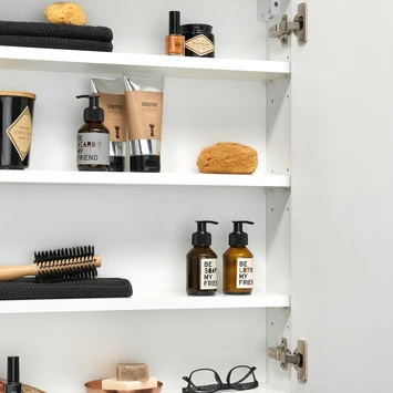 Tiger Spiegelkast S-Line 60cm Sneeuwwit 6 Tiger Spiegelkast S-Line 60cm Sneeuwwit - Afbeelding 4