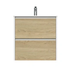 Tiger Reverse Meubelset Met 2 Lades 60 Cm Naturel Eik / Mat Wit Inclusief Oval Wastafel Mat Wit 16 Tiger Reverse Meubelset Met 2 Lades 60 Cm Naturel Eik / Mat Wit Inclusief Oval Wastafel Mat Wit -Badkamer Winkel 123 648