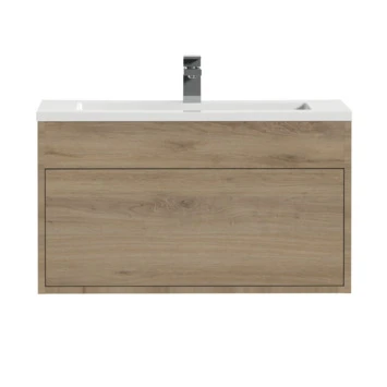 Tiger Helsinki Badkamermeubel 80 Cm Chalet Eiken Met Wastafel Polybeton Hoogglans Wit 4 Tiger Helsinki Badkamermeubel 80 Cm Chalet Eiken Met Wastafel Polybeton Hoogglans Wit - Afbeelding 2