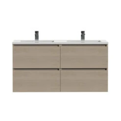 Tiger Karlo Badkamermeubel 120 Cm Naturel Eiken Met Wastafel Hoogglans Wit 11 Tiger Karlo Badkamermeubel 120 Cm Naturel Eiken Met Wastafel Hoogglans Wit -Badkamer Winkel 123 695