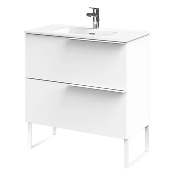 Tiger Badmeubelset Pocket 80 Cm Met 2 Lades Wit Incl. Looppoten 3 Tiger Badmeubelset Pocket 80 Cm Met 2 Lades Wit Incl. Looppoten