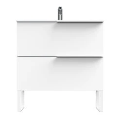 Tiger Badmeubelset Pocket 80 Cm Met 2 Lades Wit Incl. Looppoten 20 Tiger Badmeubelset Pocket 80 Cm Met 2 Lades Wit Incl. Looppoten -Badkamer Winkel 123 743