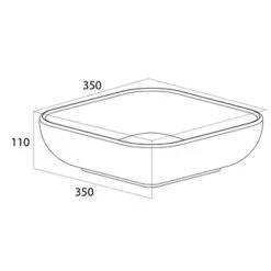 Tiger Maryport Badkamermeubelset 80 Cm Mat Zwart Met Licht Eiken Houten Wasblad, Keramische Opzetkom En Matzwarte Grepen -Badkamer Winkel 123 753