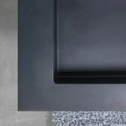 Tiger Karlo Badkamermeubel 120cm Chalet Eik Met Zwart Wastafelblad -Badkamer Winkel 123 784