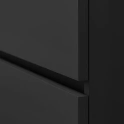 Tiger Badkamermeubel Karlo 60 Cm Mat Zwart Met Witte Wastafel -Badkamer Winkel 123 79