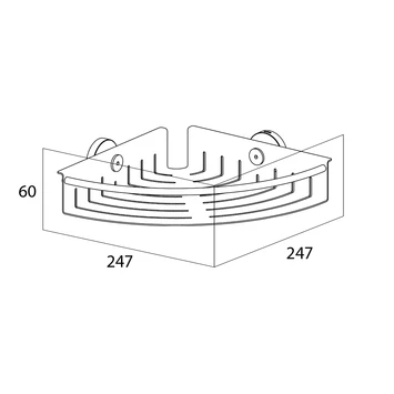Tiger Hoekkorf Boston Groot Chroom 7 Tiger Hoekkorf Boston Groot Chroom - Afbeelding 5