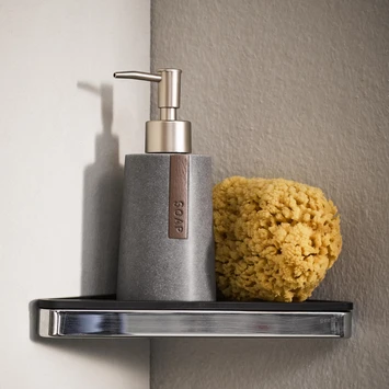 Sealskin Pierra Zeepdispenser Grijs 6 Sealskin Pierra Zeepdispenser Grijs - Afbeelding 4