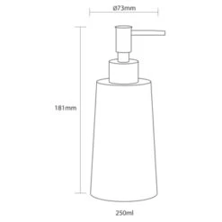 Sealskin Pierra Zeepdispenser Grijs 14 Sealskin Pierra Zeepdispenser Grijs -Badkamer Winkel 123 838