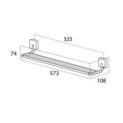 Tiger Dubbel Handdoekrek Impuls RVS -Badkamer Winkel 123 854