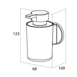 Tiger Zeepdispenser Hangend Tune Zwart -Badkamer Winkel 123 908
