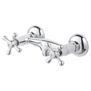 Handson Douchekraan Louise 2-knops Chroom 15 Cm 3 Handson Douchekraan Louise 2-knops Chroom 15 Cm