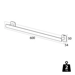 Tiger Handdoekrek Colar Chroom -Badkamer Winkel 123 968