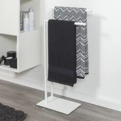 Sealskin Handdoekrek Tube Metaal Wit -Badkamer Winkel 123 985